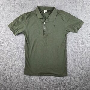 Father Sons Polo Shirt Mens XL (M) Green Short Sleeve Casual